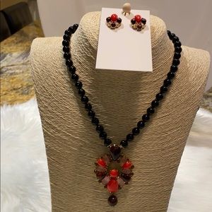 Kate Spade Burst Into Bloom Necklace & Earrings